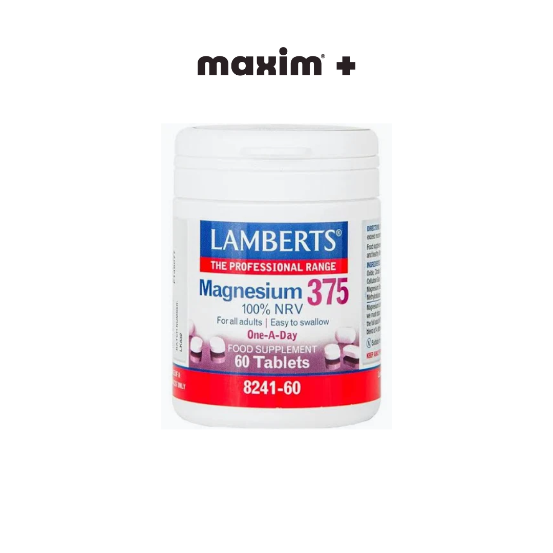 Lamberts Magnesium 375, 60tabs