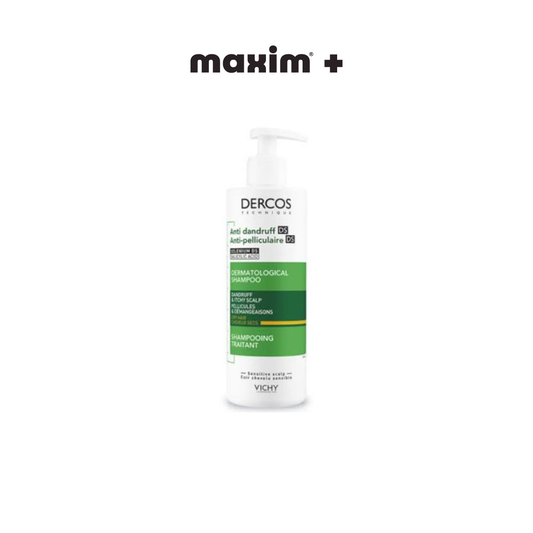 Vichy Dercos Anti-Dandruff Αντιπιτυριδικό Σαμπουάν για Ξηρά Μαλλιά, 390ml