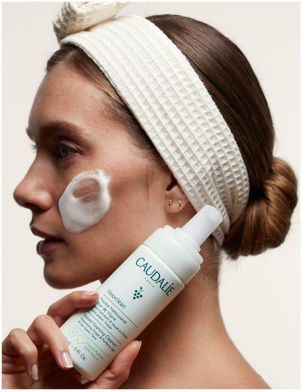 Caudalie Vinoclean Instant Foaming Cleanser Απαλός Αφρός Καθαρισμού Προσώπου, 50ml