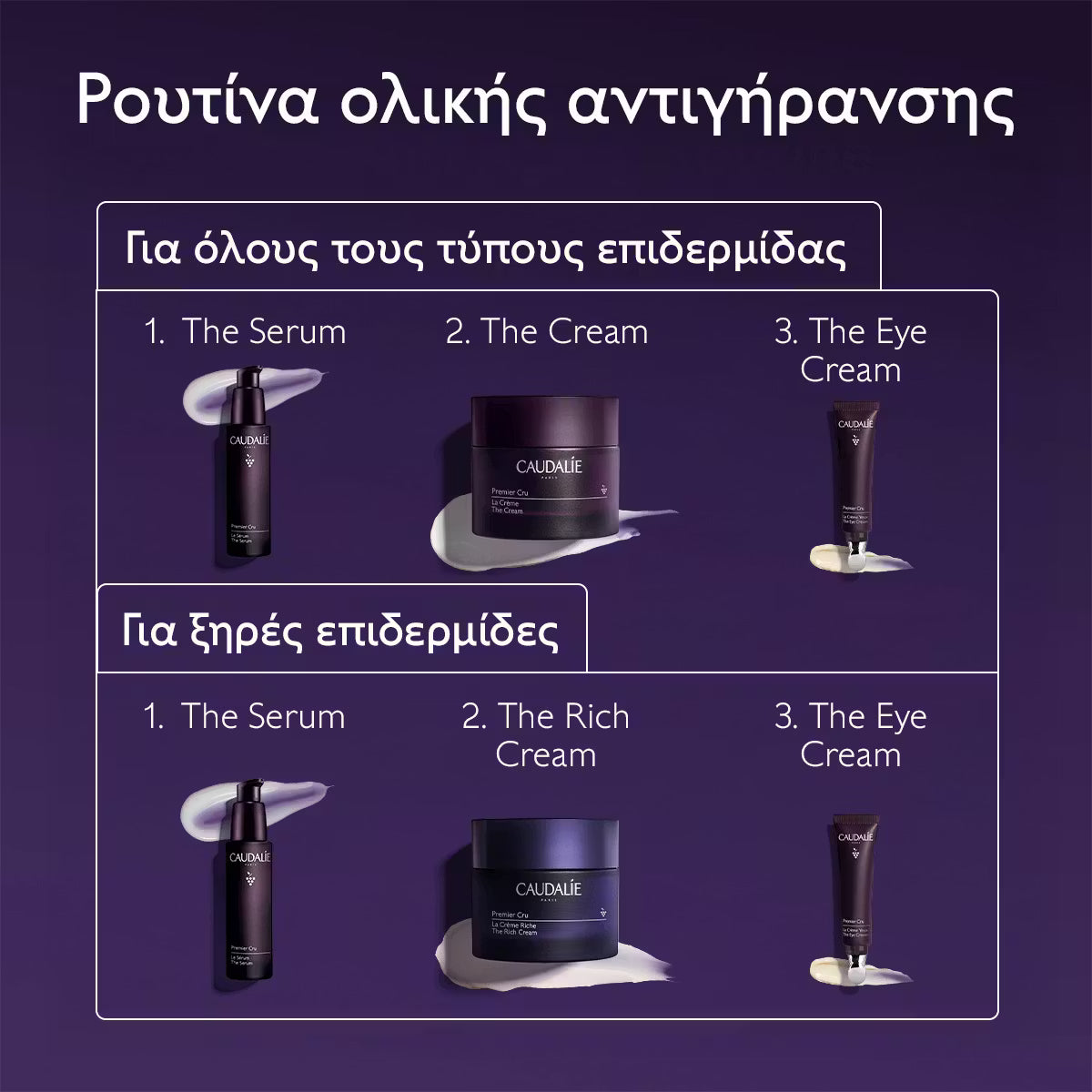 Caudalie Premier Cru The Rich Cream Ενυδατική Κρέμα Προσώπου, 50ml