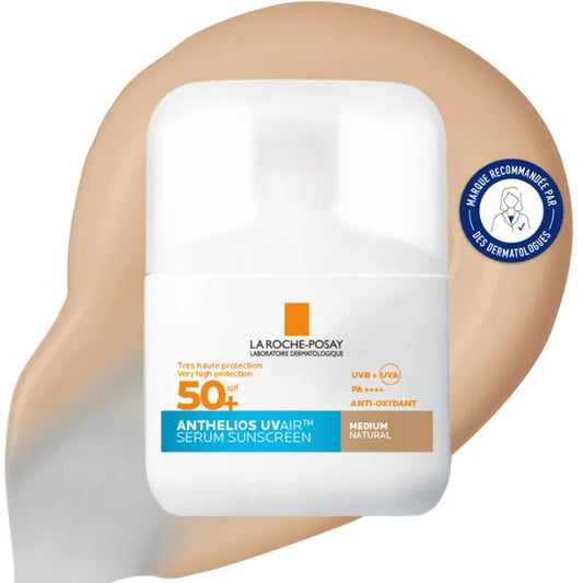 La Roche-Posay Athelios UVAIR Αντηλιακός Ορός Mε Χρώμα Medium Natural spf50+ 50mL
