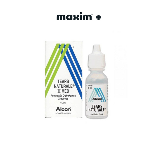 Alcon Tears Naturale II Med, Λιπαντικές Οφθαλμικές Σταγόνες 15ml