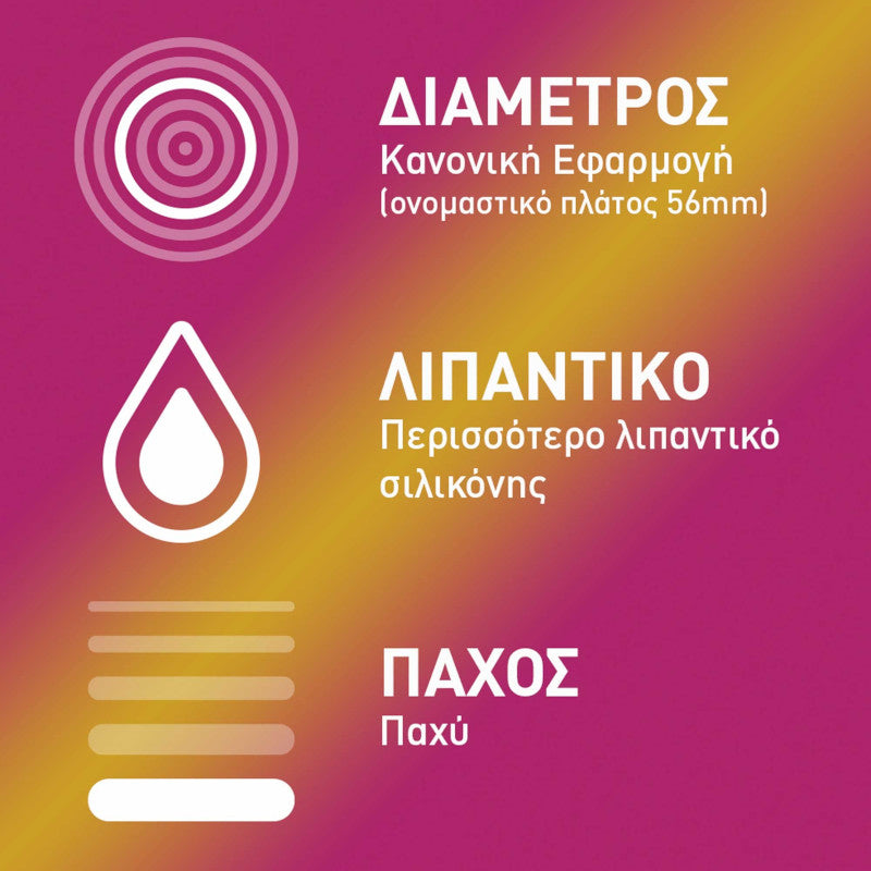 Durex Προφυλακτικά με Κουκίδες & Ραβδώσεις Pleasure Μax, 6τεμ