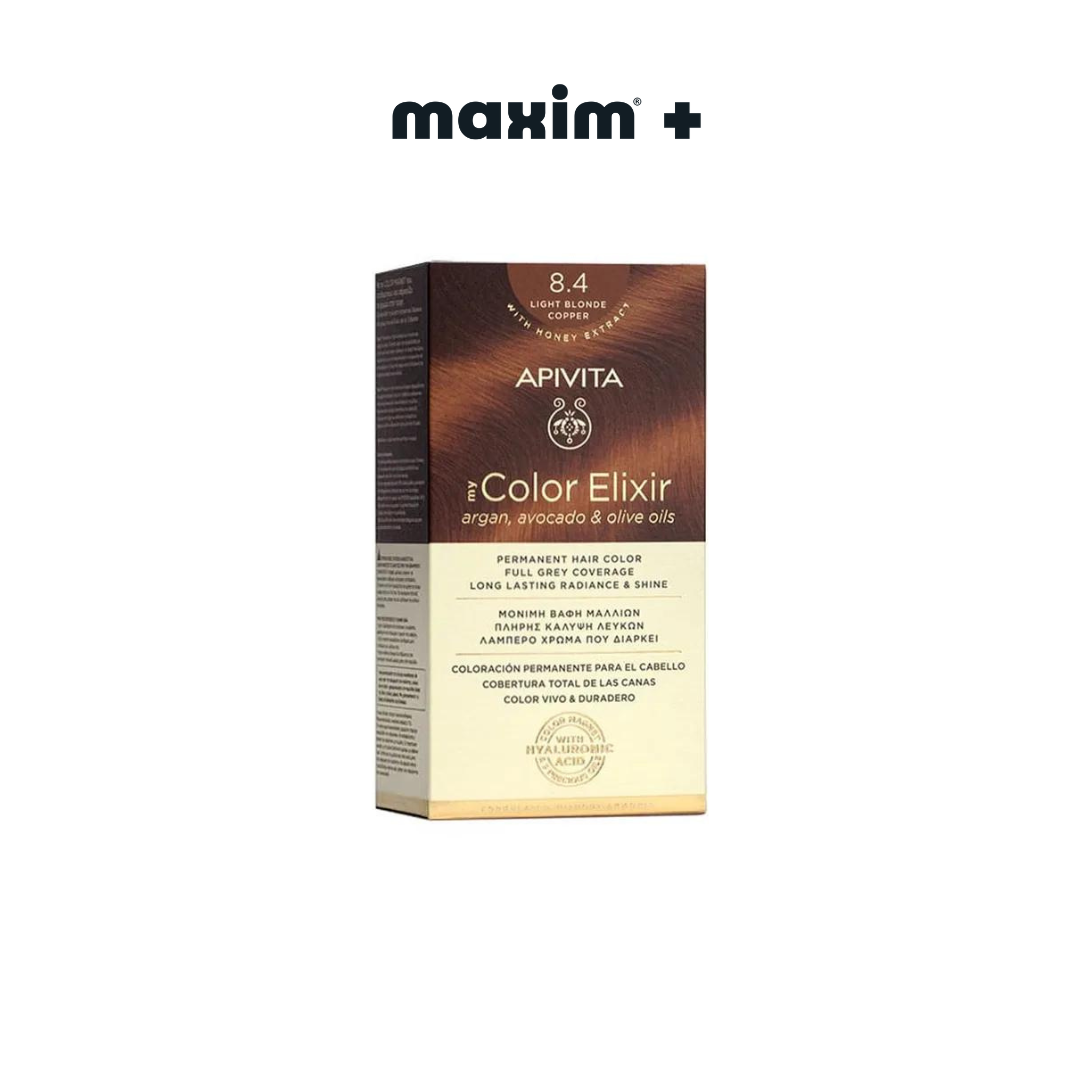 Apivita My Color Elixir 8.4, Ξανθό Ανοιχτό Χάλκινο 125ml