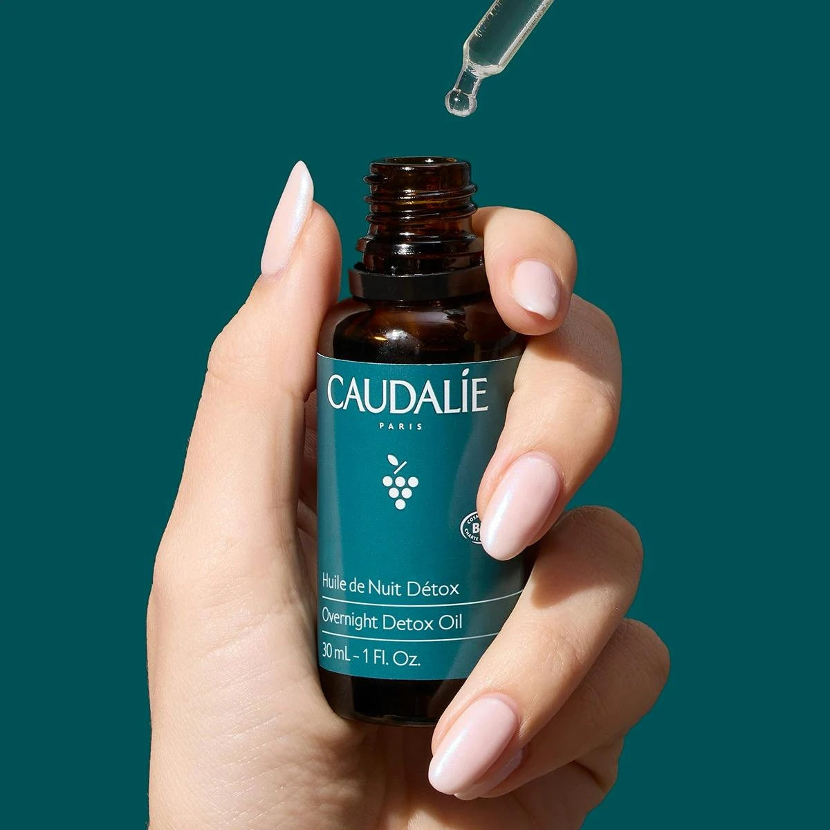 Caudalie Overnight Detox Oil Ξηρό Λάδι Προσώπου Νυκτός για Αναζωογόνηση της Επιδερμίδας, 30ml