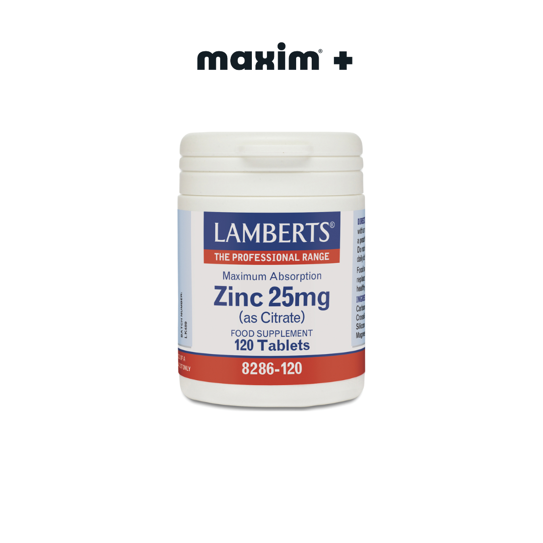 Lamberts Zinc Citrate 25mg 120 Tabs