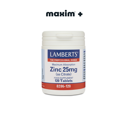 Lamberts Zinc Citrate 25mg 120 Tabs