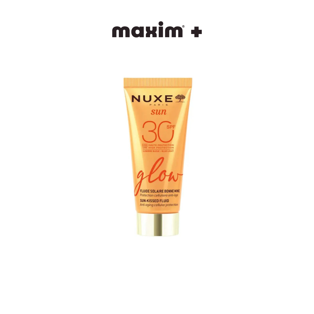 Nuxe Sun Glow Cream Αντηλιακή Λοσιόν Προσώπου SPF30, 40ml