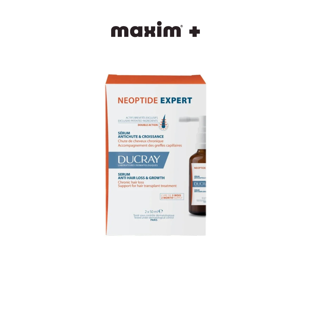 Ducray Neoptide Expert Ορός Κατά της Τριχόπτωσης για Άνδρες & Γυναίκες, 2x50ml