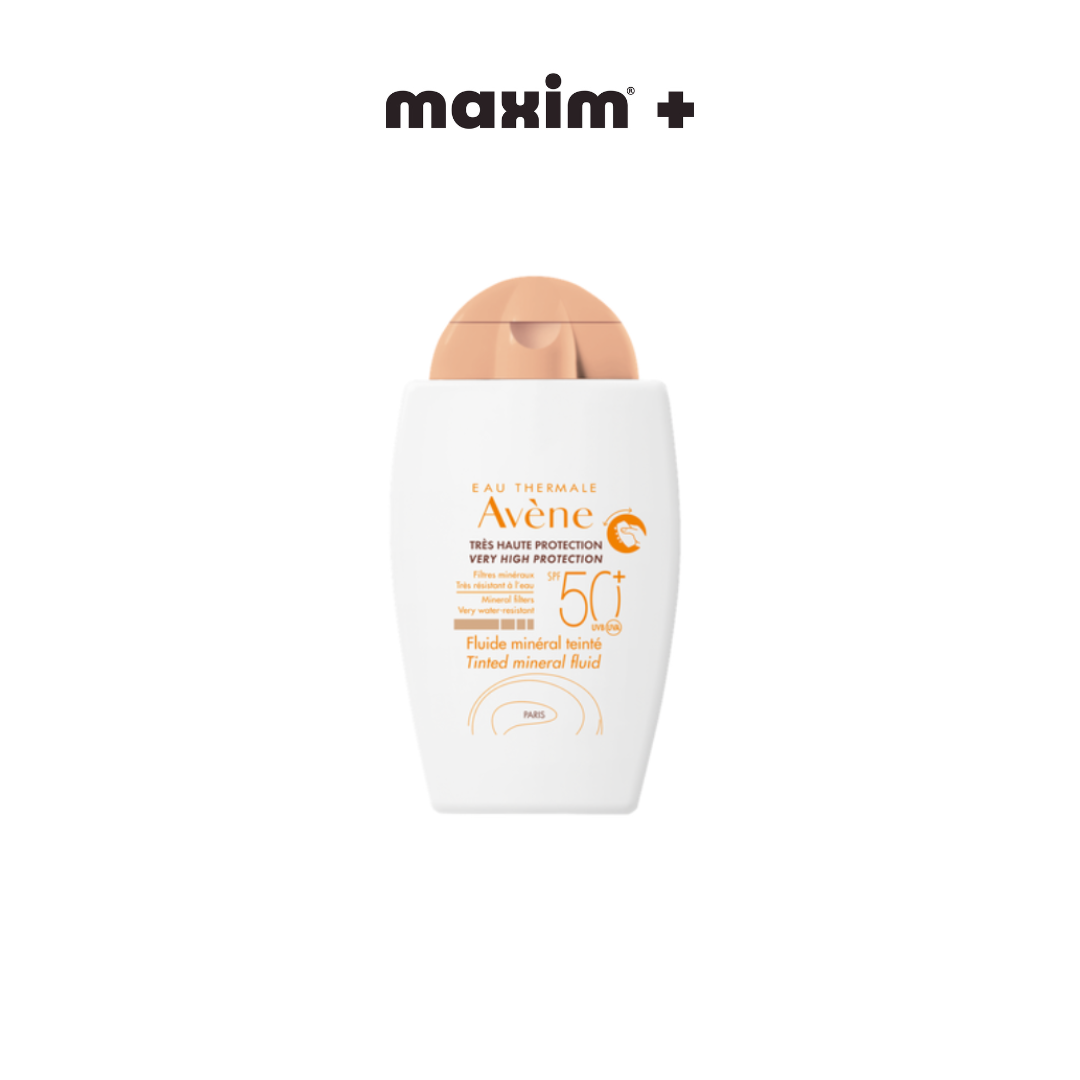 Avene Tinted Mineral Fluid SPF50+ Αντιηλιακό Προσώπου με Χρώμα, 40ml