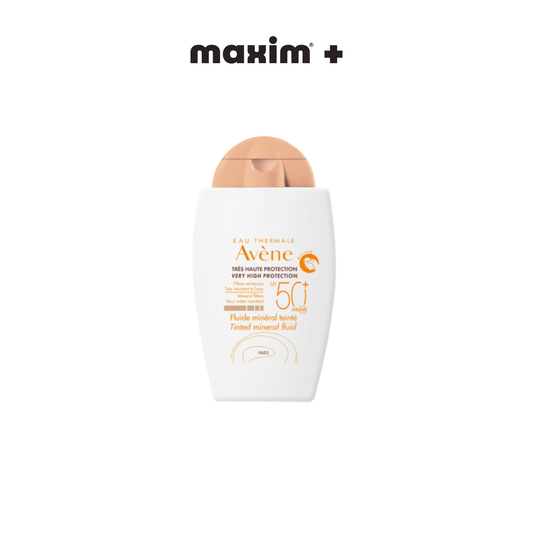 Avene Tinted Mineral Fluid SPF50+ Αντιηλιακό Προσώπου με Χρώμα, 40ml