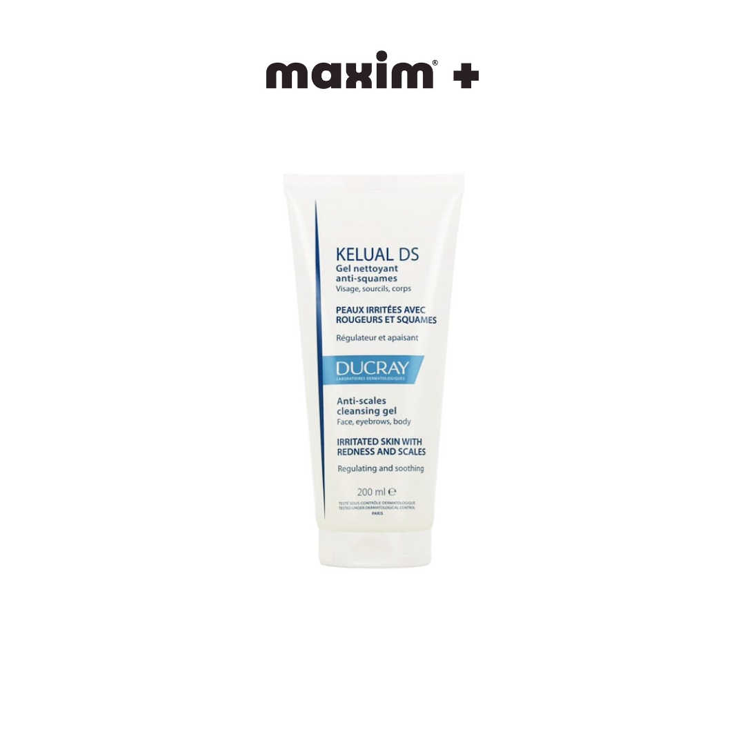 Ducray Kelual DS Anti-Scales Cleansing Gel Τζελ Καθαρισμού για Πρόσωπο & Σώμα, 200ml