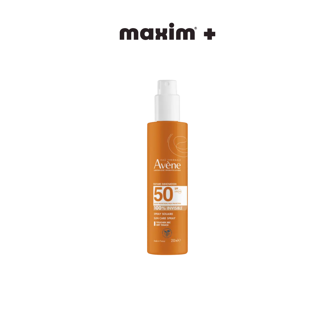Avene Eau Thermale Spray Solaire 100% Invisible Αντιηλιακό Σπρέυ SPF50+, 200ml