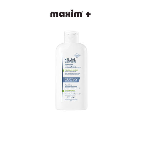 Ducray Kelual Squanorm Oily Dandruff Ρυθμιστικό Σαμπουάν Θεραπείας για Λιπαρή Πιτυρίδα, 200ml