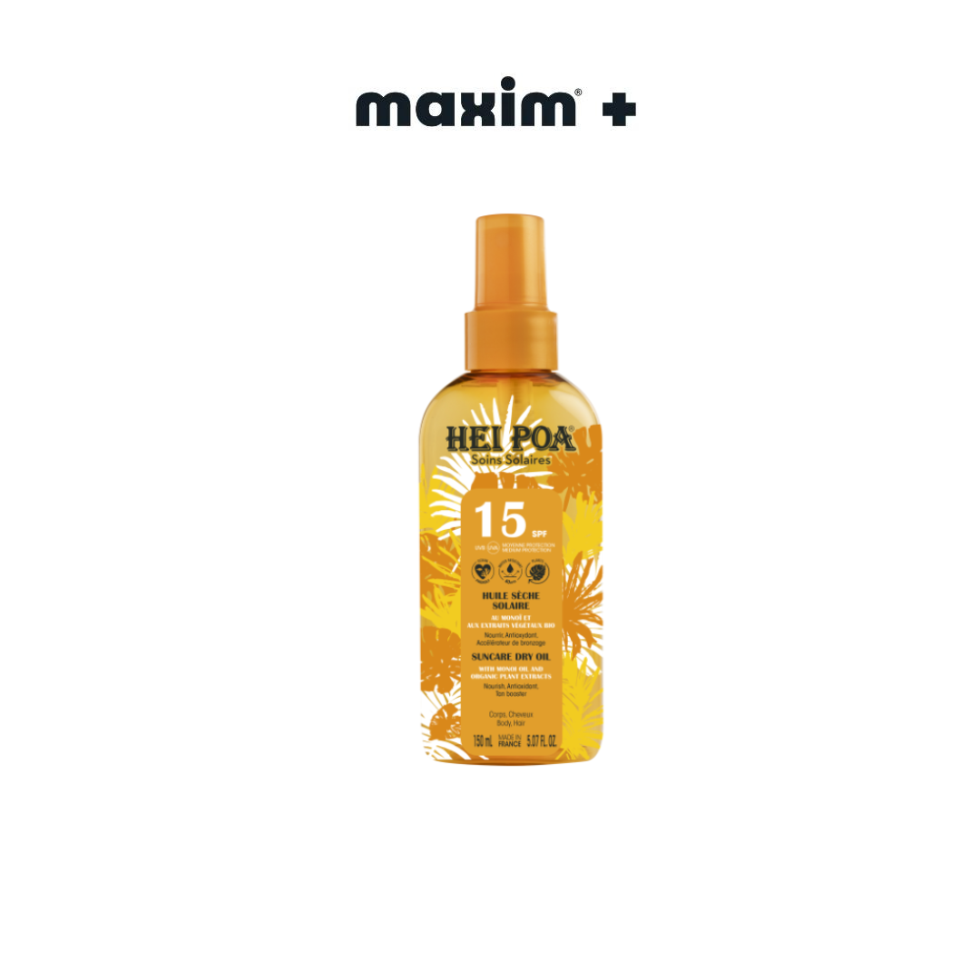 Hei Poa Monoi Oil Tiare SPF15+