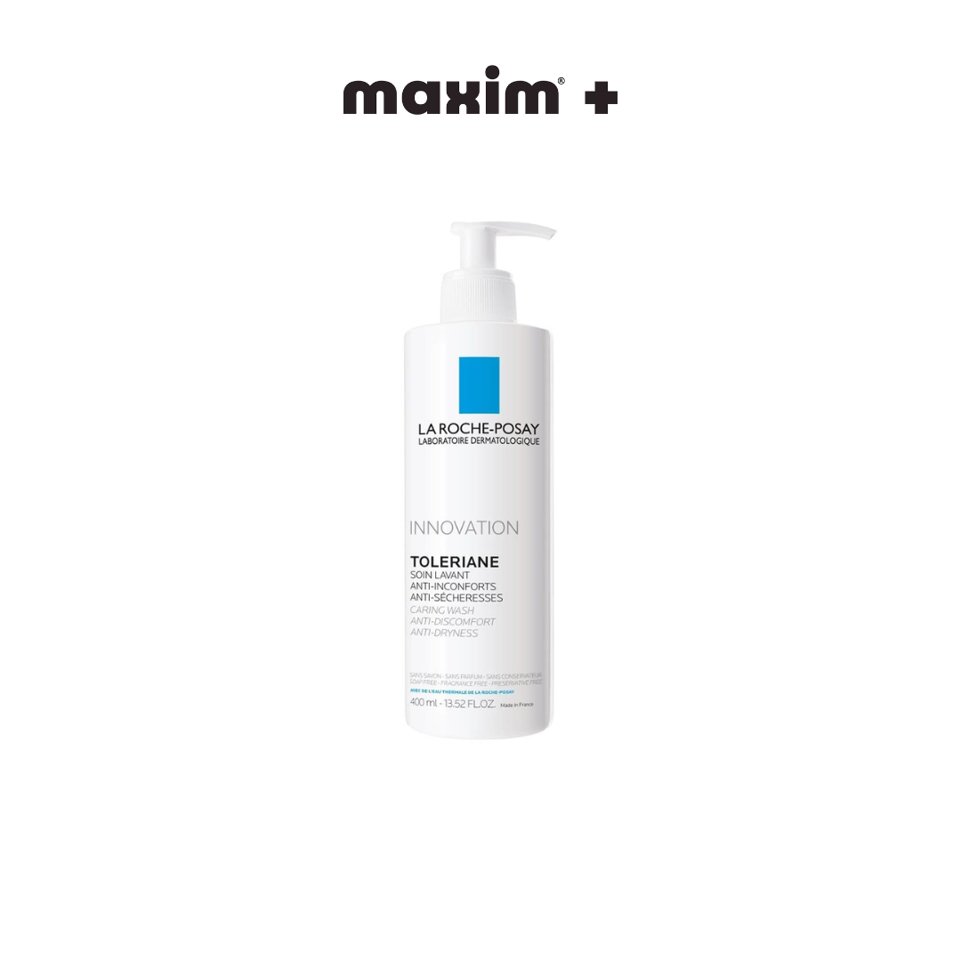 La Roche Posay Toleriane Caring Wash Κρέμα Καθαρισμού Προσώπου για την Ευαίσθητη Επιδερμίδα, 400ml