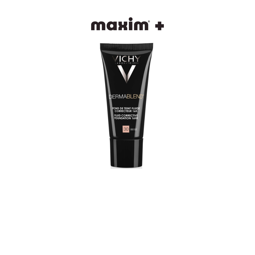 Vichy Dermablend Make Up Fluid No.30 Beige Διορθωτικό Make-Up Υψηλής Κάλυψης έως 16hrs, 30ml