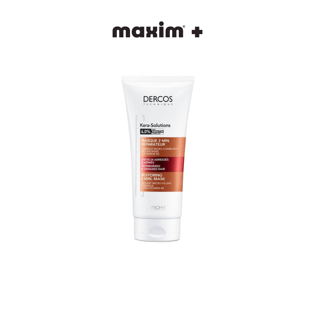 Vichy Dercos Kera-Solutions 2min Restoring Μάσκα για Ταλαιπωρημένα Μαλλιά, 200ml