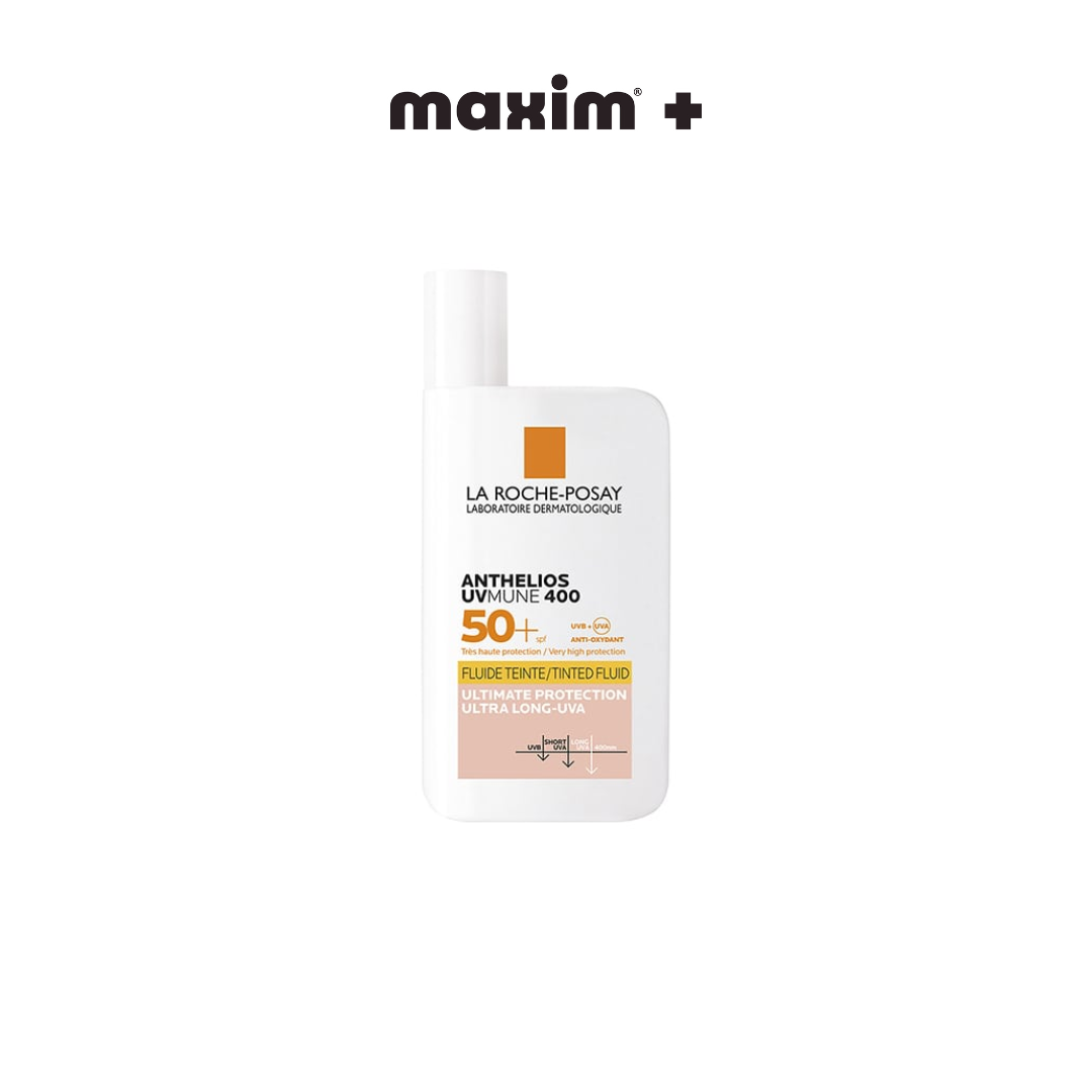 La Roche Posay Anthelios UVMUNE400 Tinted Fluid SPF50+ Αντηλιακό Γαλάκτωμα Προσώπου με Χρώμα, 50ml