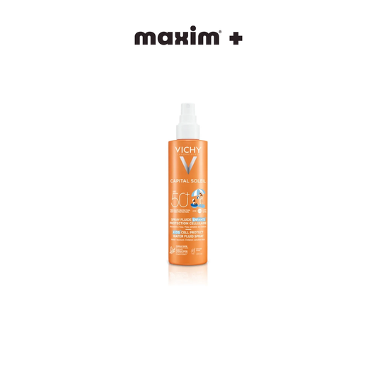 Vichy Capital Soleil Cell Protect Water Fluid Spray SPF50+ Παιδικό Αντηλιακό Σπρέι για Πρόσωπο & Σώμα, 200ml