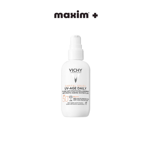 Vichy Capital Soleil UV-AGE Αντηλιακό Προσώπου Κατά της Φωτογήρανσης SPF50+, 80ml