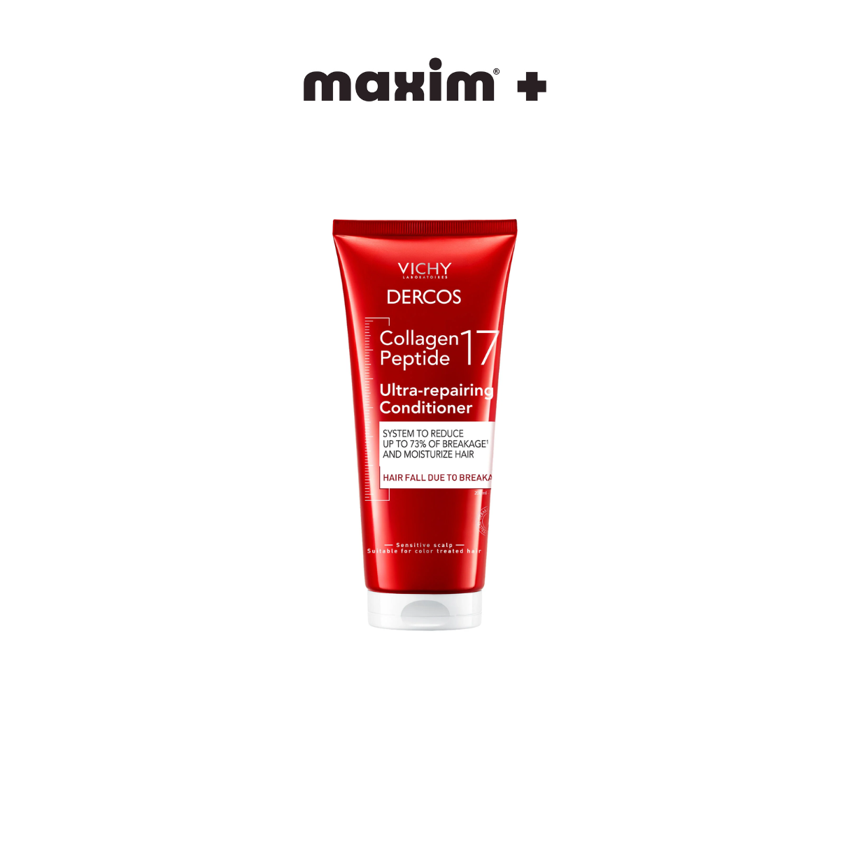 Vichy Dercos Collagen 17 Filler Ultra-Repairing Conditioner - Έξτρα-Επανορθωτικό Conditioner, 200ml