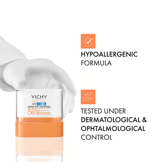 Vichy Capital Soleil UV-AQUA Αόρατο Αντηλιακό Στικ SPF50+ 9g