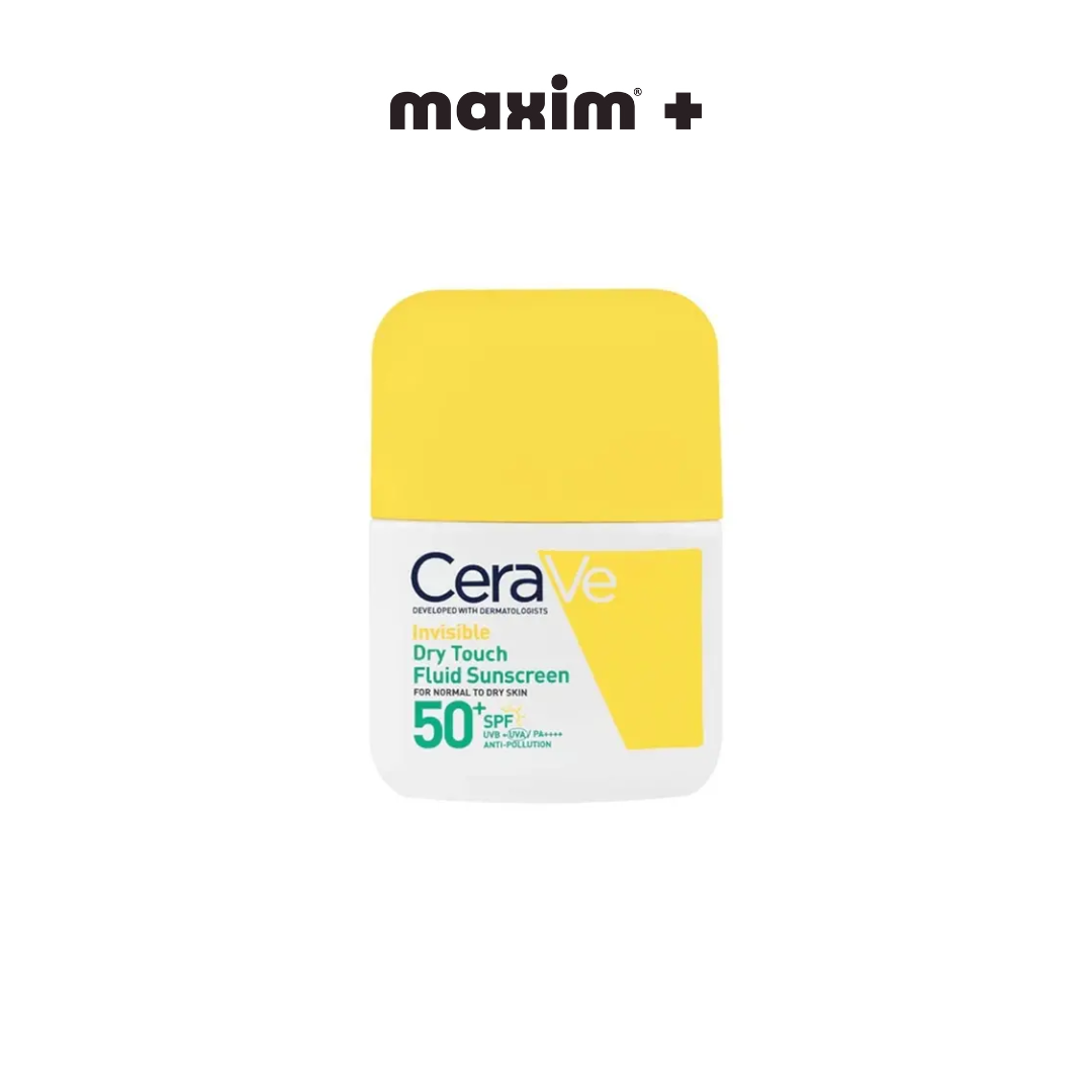 CERAVE Invisible Dry Touch Fluid SPF 50+ Αντηλιακό Προσώπου με Matte Αίσθηση 50ml