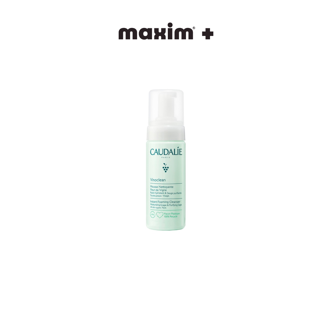 Caudalie Vinoclean Instant Foaming Cleanser Απαλός Αφρός Καθαρισμού Προσώπου, 50ml
