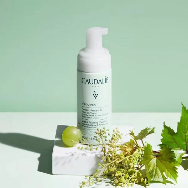 Caudalie Vinoclean Instant Foaming Cleanser Απαλός Αφρός Καθαρισμού Προσώπου, 50ml