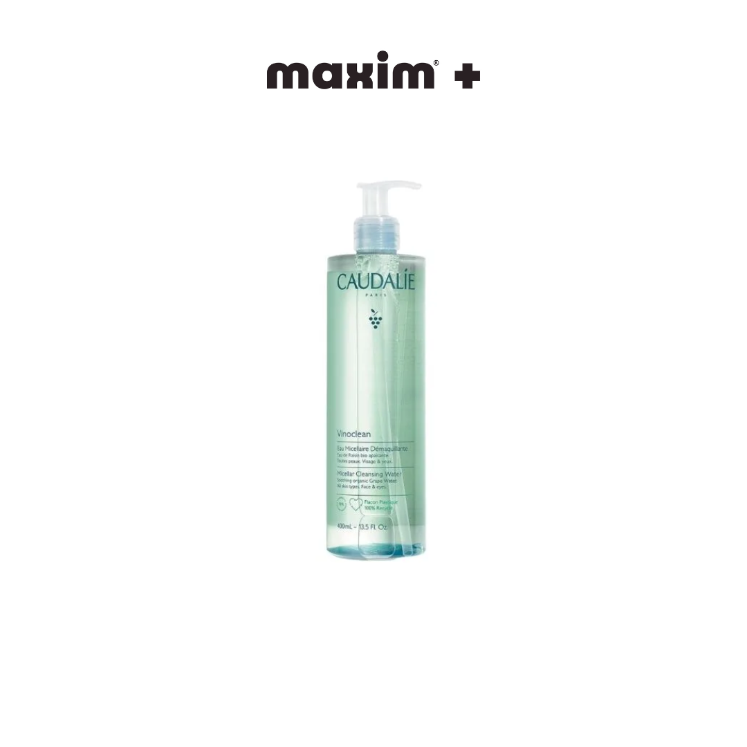 Caudalie Vinoclean Cleansing Water Eau Micellaire Demaquilllante για Πρόσωπο και Μάτια 400ml