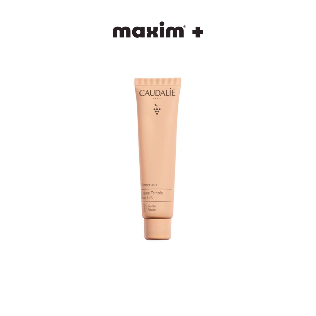 Caudalie Vinocrush Skin Tint Shade 3 Light Medium Ενυδατική Κρέμα Προσώπου με Χρώμα, 30ml