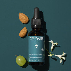 Caudalie Overnight Detox Oil Ξηρό Λάδι Προσώπου Νυκτός για Αναζωογόνηση της Επιδερμίδας, 30ml