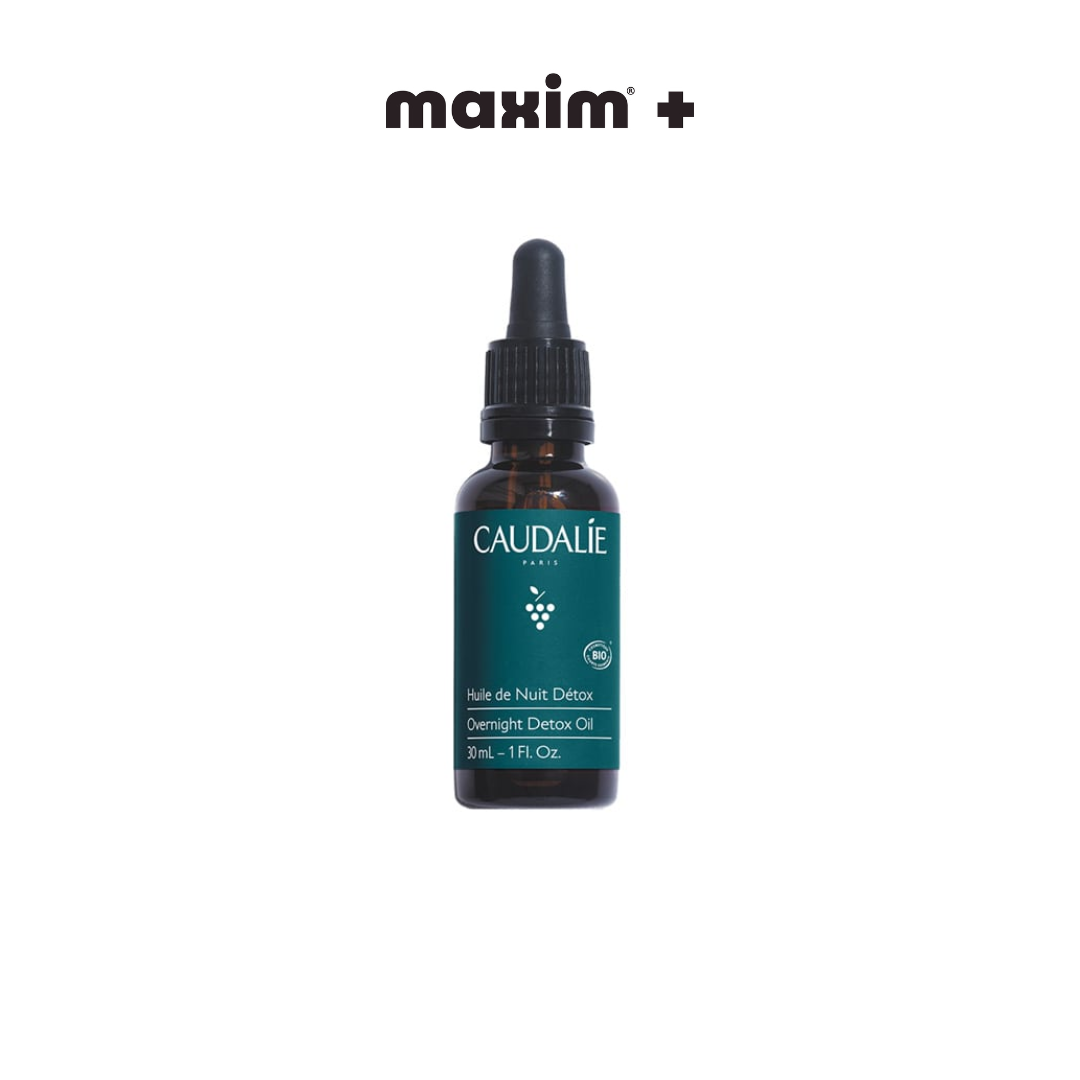 Caudalie Overnight Detox Oil Ξηρό Λάδι Προσώπου Νυκτός για Αναζωογόνηση της Επιδερμίδας, 30ml
