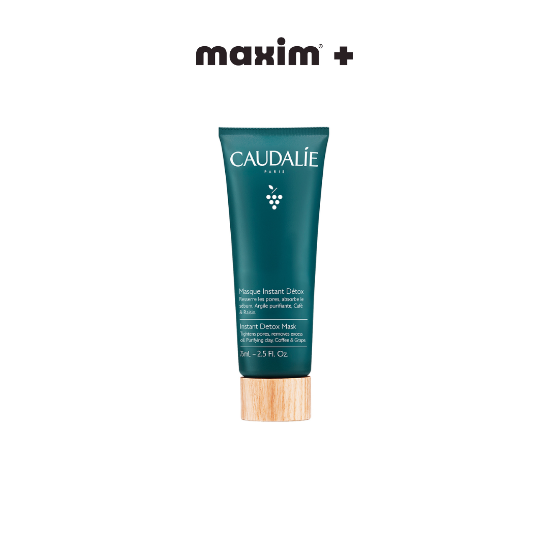 Caudalie Instant Detox Mask Μάσκα Αποτοξίνωσης με Ροζ Άργιλο, 75ml