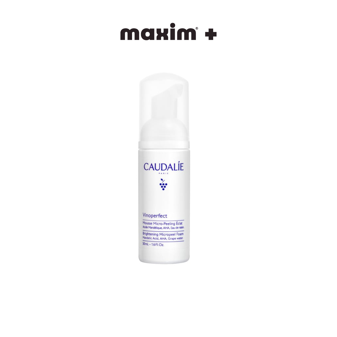 Caudalie Vinoperfect Brightening Micropeel Foam Αφρός Καθαρισμού Προσώπου, 50ml