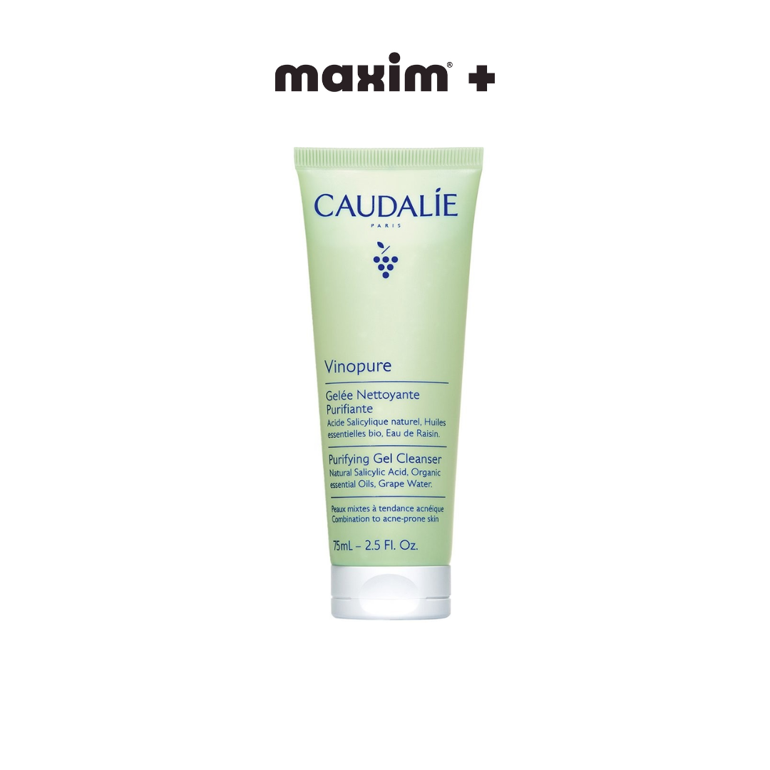 Caudalie Vinopure Purifying Gel Cleanser Καθαριστικό Προσώπου κατά των Ατελειών, 75ml