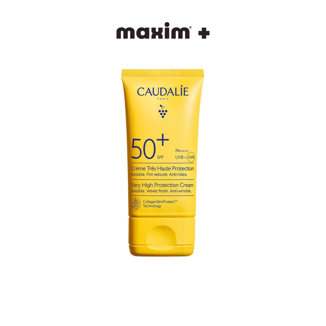 Caudalie Very High Protection Cream Αντηλιακή Κρέμα Προσώπου SPF50+, 50ml