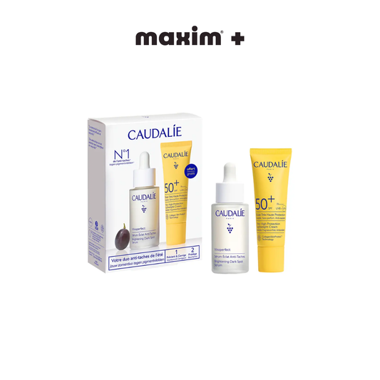 Caudalie Dark-Spot Correcting Summer Duo Promo Vinoperfect Brightening Dark Spot Serum Ορός Προσώπου Λάμψης για Πανάδες, 30ml & Vinosun Lightweight Cream Αντηλιακή Κρέμα Ελαφριάς Υφής SPF50+, 20ml, 1σετ