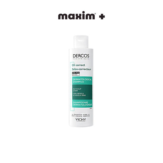 Vichy Dercos Oil Correct Shampoo Σαμπουάν για Λιπαρά Μαλλιά, 200ml