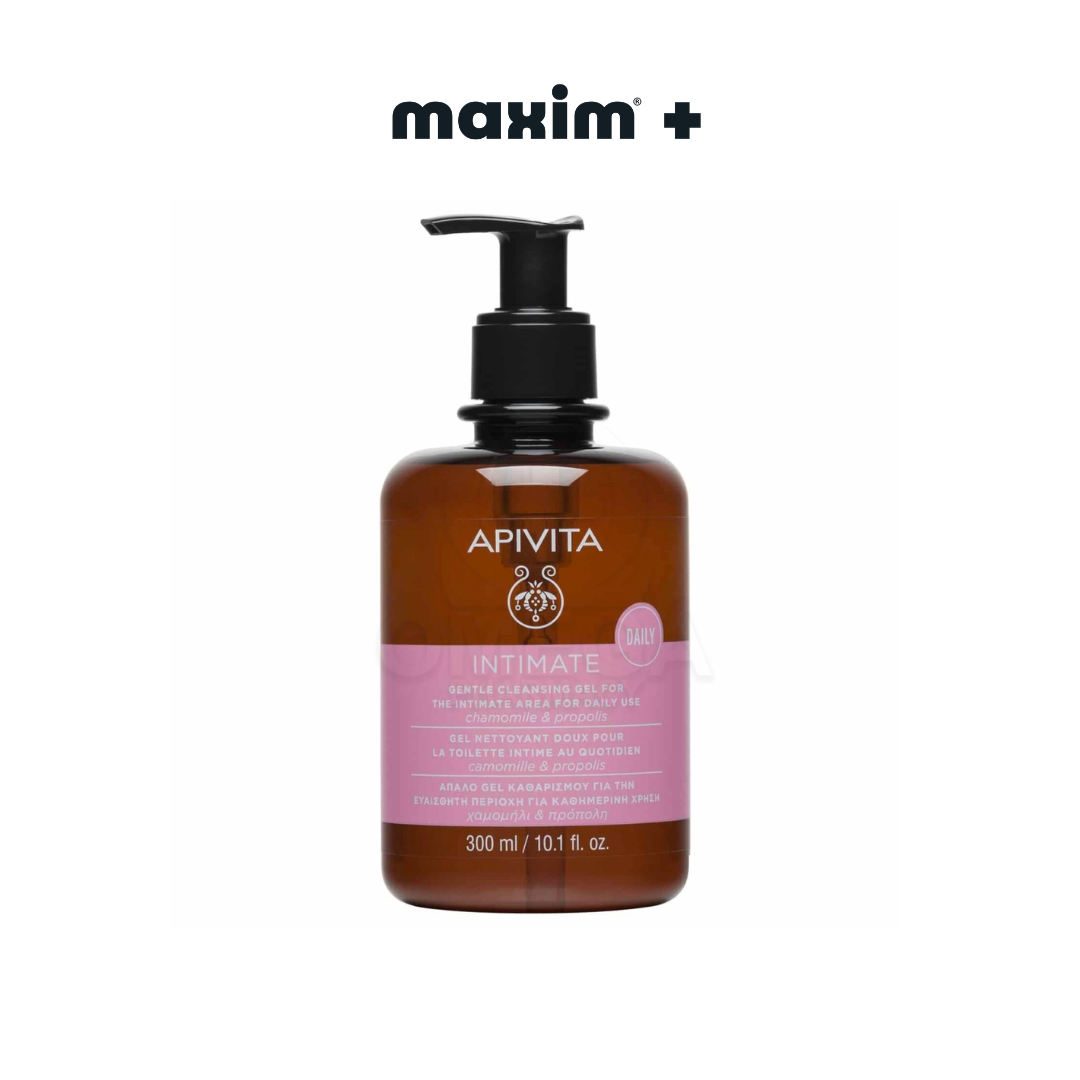 Apivita Intimate Daily Απαλό gel Καθαρισμού της Ευαίσθητης Περιοχής με Χαμομήλι & Πρόπολη 300ml