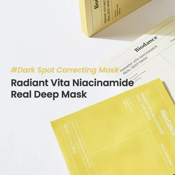 Biodance Radiant Vita-Niacinamide Real Deep Mask - Gel Μάσκα για ομοιόμορφο τόνο επιδερμίδας