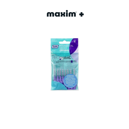 TePe Interdental Brush Size 6, 1.1mm Μώβ Μεσοδόντια Βουρτσάκια 8τμχ