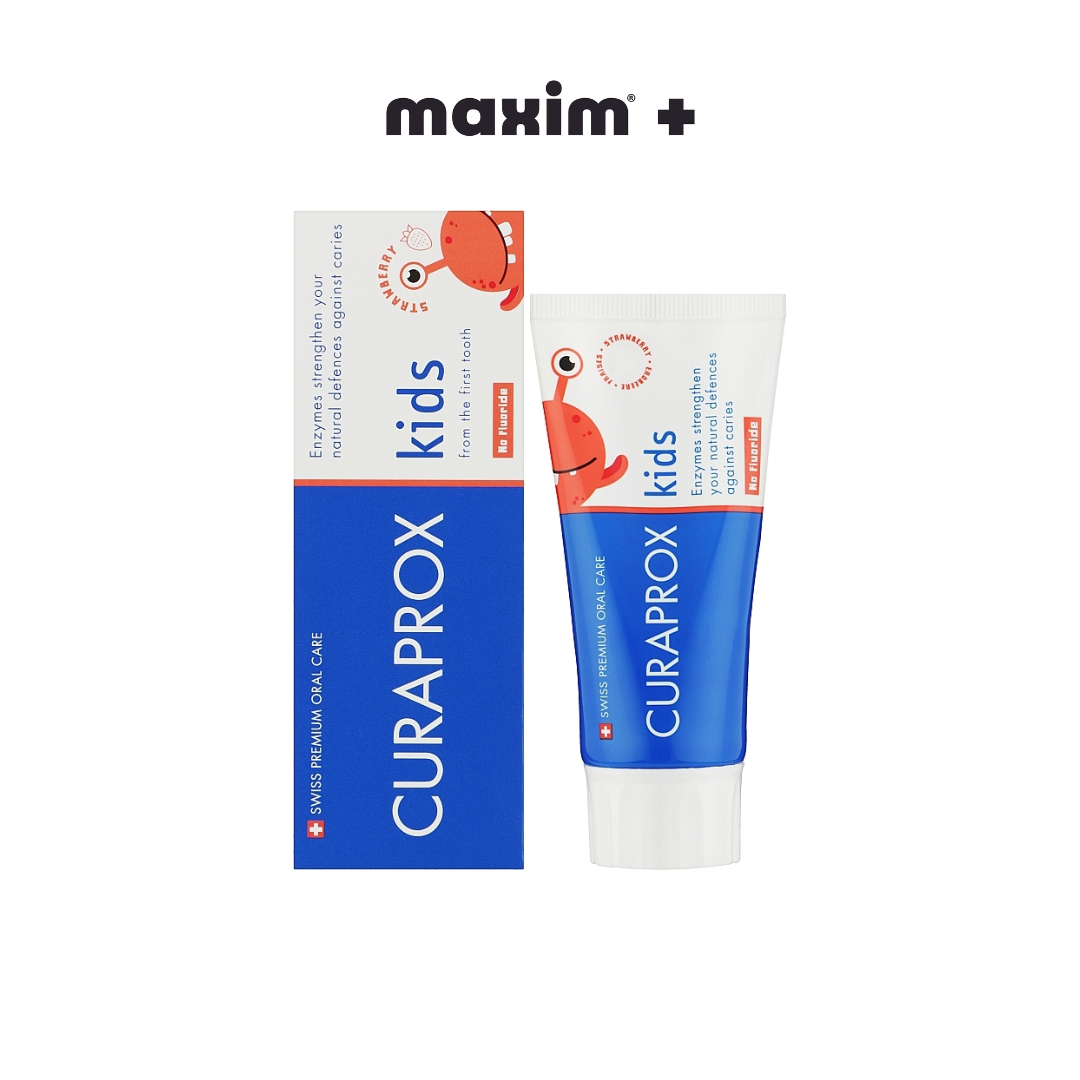 Curaprox Toothpaste For Kids Παιδική Οδοντόκρεμα Χωρίς Φθόριο, 60ml