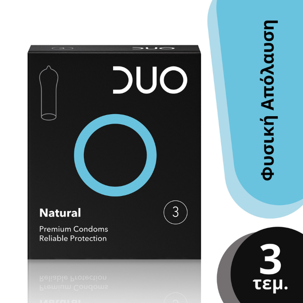 Duo Natural Προφυλακτικά Κανονικά, 3τεμ