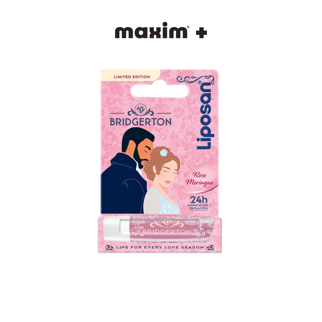 Liposan Limited Edition Bridgerton Eνυδατικό Balm Χειλιών Rose Meringue