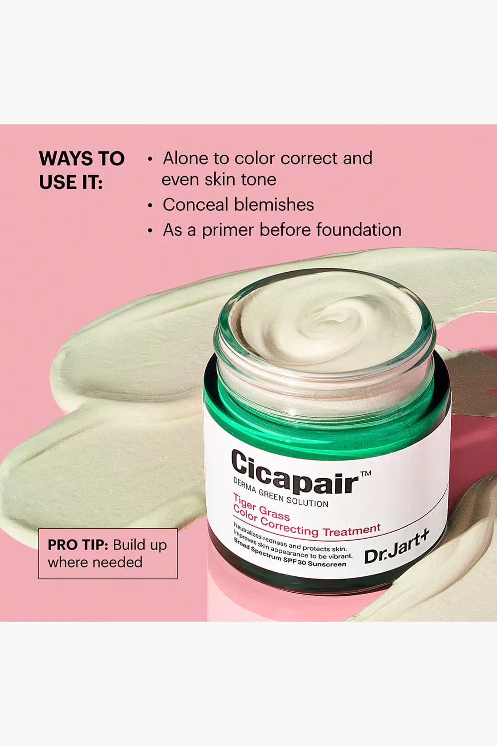 Dr.Jart+ Cicapair Tiger Grass Color Correcting Treatment SPF 30 (15ml)