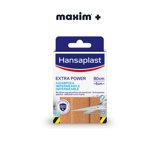 Hansaplast Extra Power Waterproof 80x6cm 8τμχ