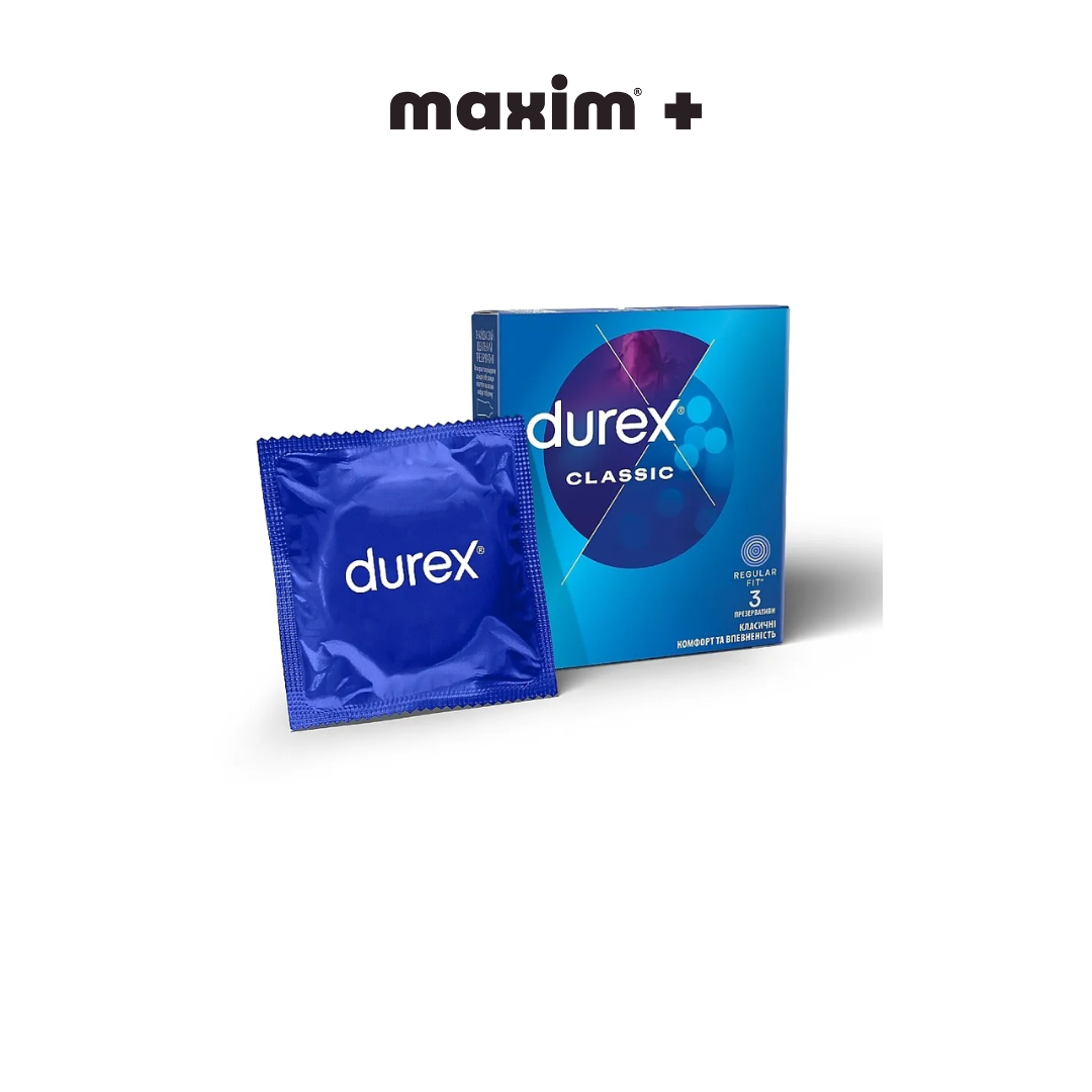 Durex Classic Προφυλακτικά 3 Τεμάχια