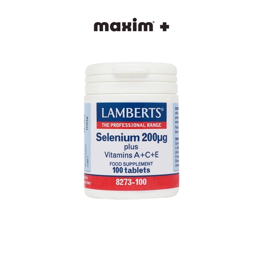 Lamberts Selenium 200μg plus Vitamins A, C & E 100tabs